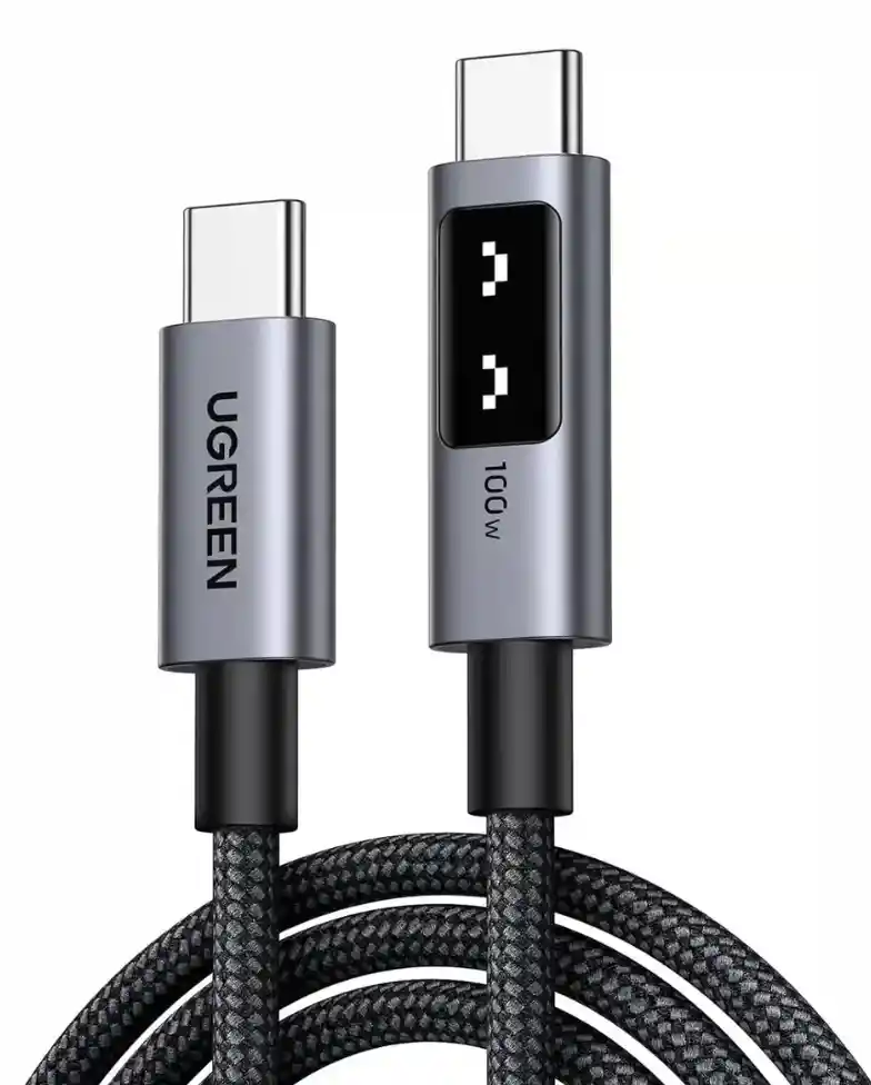 Cable Tipo C A Tipo C 100w 1m Con Pantalla Led Ugreen 35501