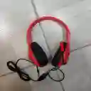 Audifonos Diadema Con Cable Color Rojo Gm2001