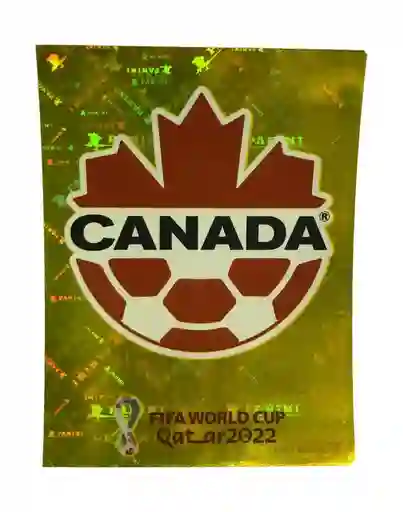 Lamina Escudo De Canada Para Album Copa Mundial Qatar 2022 Panini