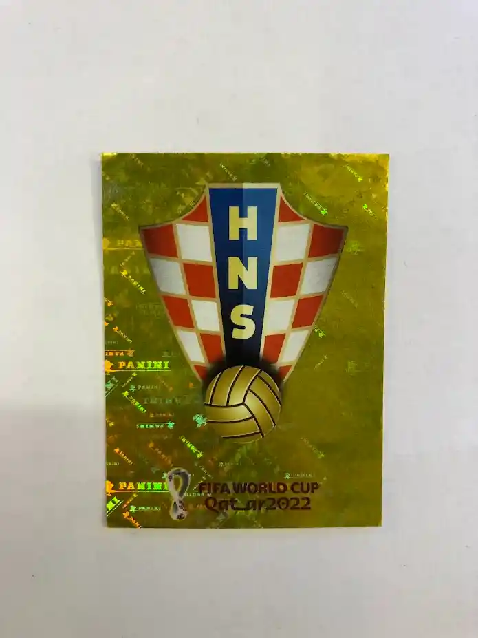 Lamina Escudo De Croacia Para Album Copa Mundial Qatar 2022 Panini