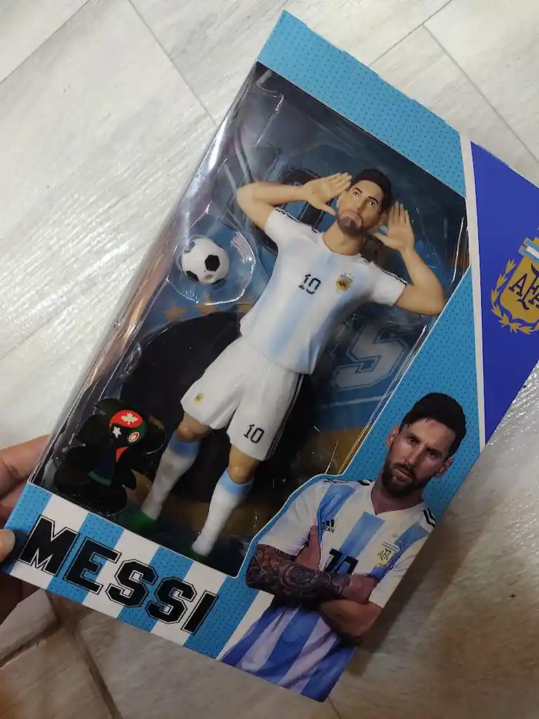 Figura Muñeco De Coleccion Lionel Messi Seleccion Argentina De Futbol