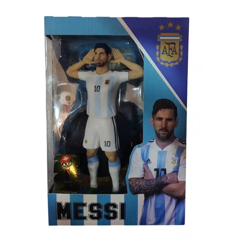 Figura Muñeco De Coleccion Lionel Messi Seleccion Argentina De Futbol