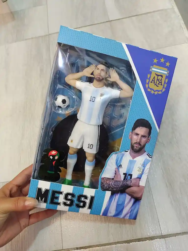 Figura Muñeco De Coleccion Lionel Messi Seleccion Argentina De Futbol