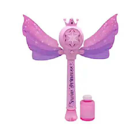 Juguete Varita Mágica Princesas Burbujero Didáctico