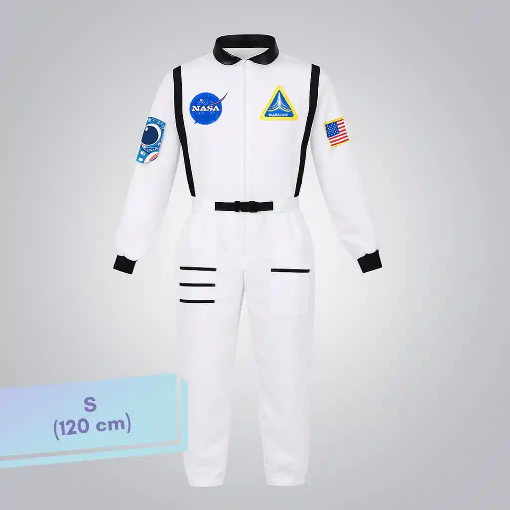 Disfraz Halloween Astronauta Unisex Talla S (120 Cm)