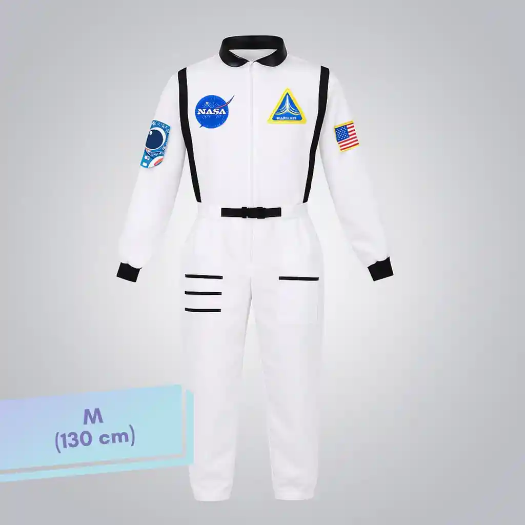 Disfraz Halloween Astronauta Unisex Talla M (130 Cm)