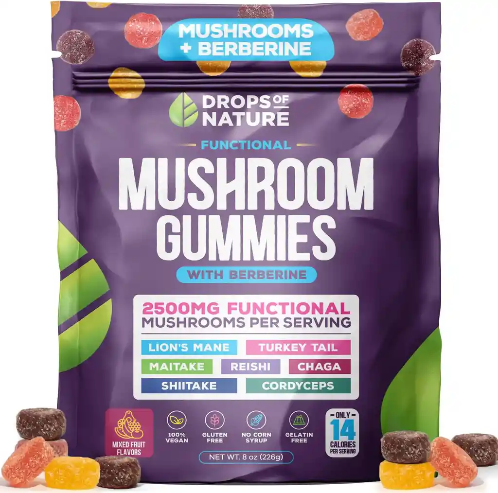 🍄🌿 Cápsulas Orgánicas De Setas Funcionales 💊✨