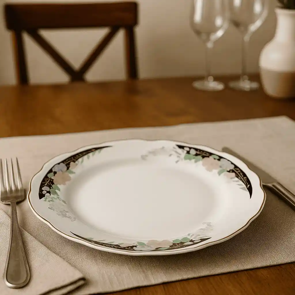 Plato Pando Playo 23 Cm Porcelana Diseños Variados