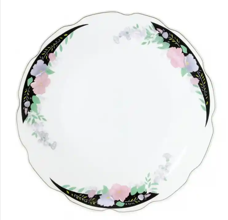 Plato Pando Playo 23 Cm Porcelana Diseños Variados
