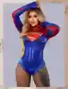 Body Superman Sexy - Incluye Medias Malla (talla Única)