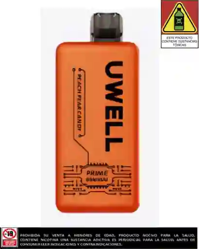 Vapeador Uwell Peach Pear Candy 12.000 Puffs
