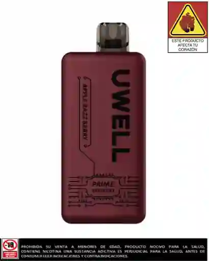 Vapeador Uwell Apple Razz Berry 12.000 Puffs