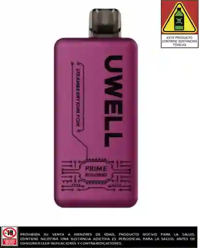 Vapeador Uwell Strawberry Kiwi Pom 12.000 Puffs