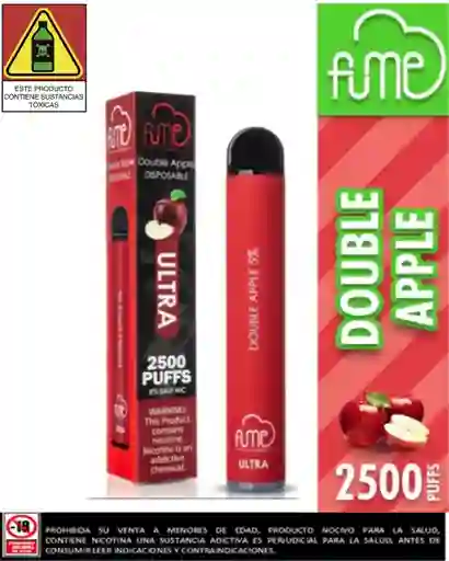 Vapeador Fume Ultra Doble Apple 2.500 Puffs (original)