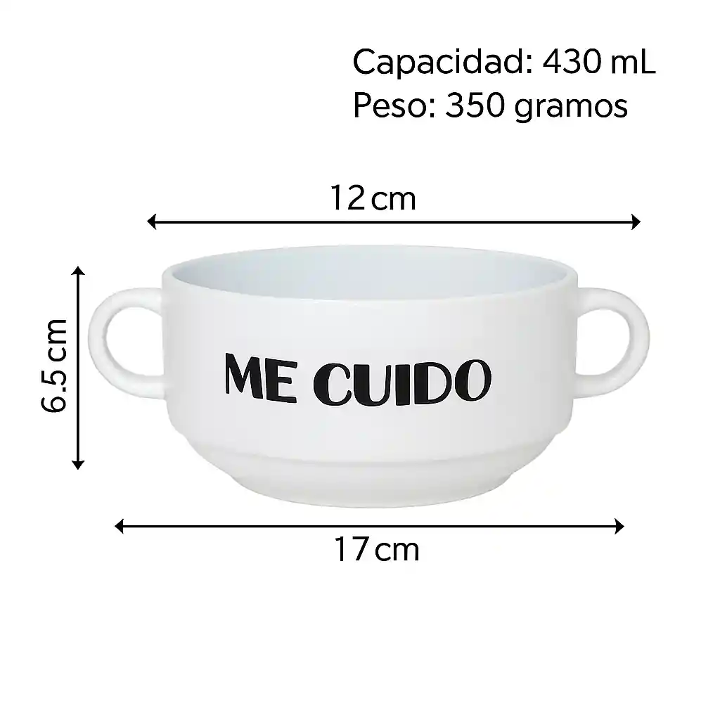 Taza Porcelana 430 Ml Frase Motivacional Regalo Ideal