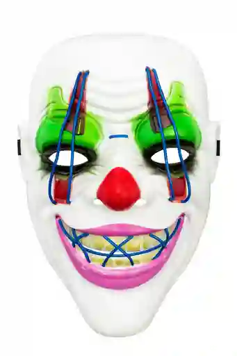 Máscara De Guason Negra Con Luz