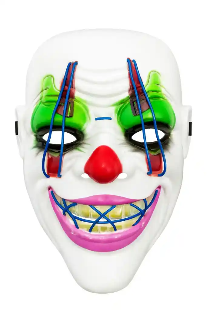 Máscara De Guason Negra Con Luz