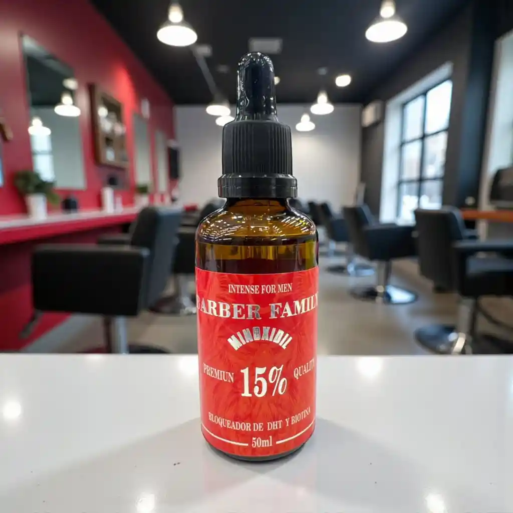 Minodixil Barber Family 15% Evita La Caida Del Cabello Y Estimula El Crecimiento