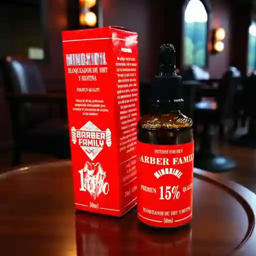 Minodixil Barber Family 15% Evita La Caida Del Cabello Y Estimula El Crecimiento