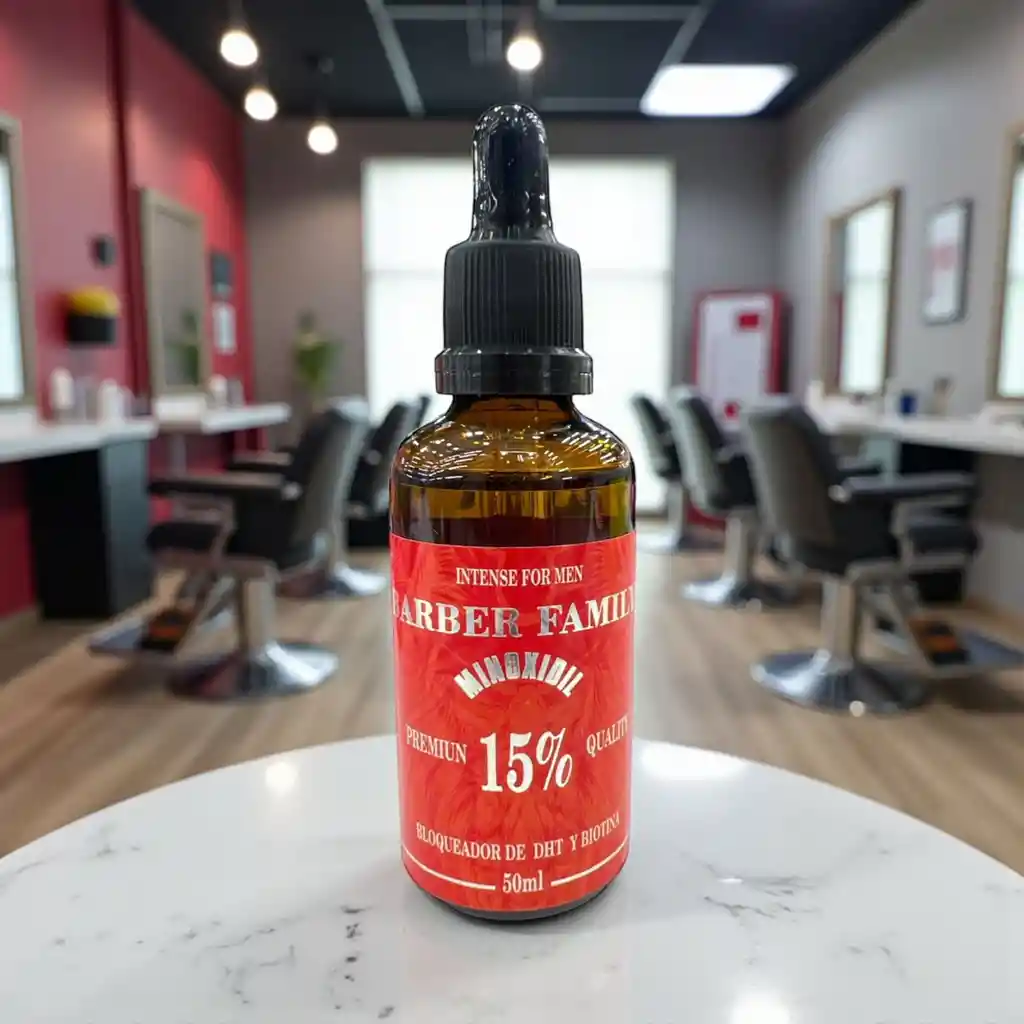 Minodixil Barber Family 15% Evita La Caida Del Cabello Y Estimula El Crecimiento
