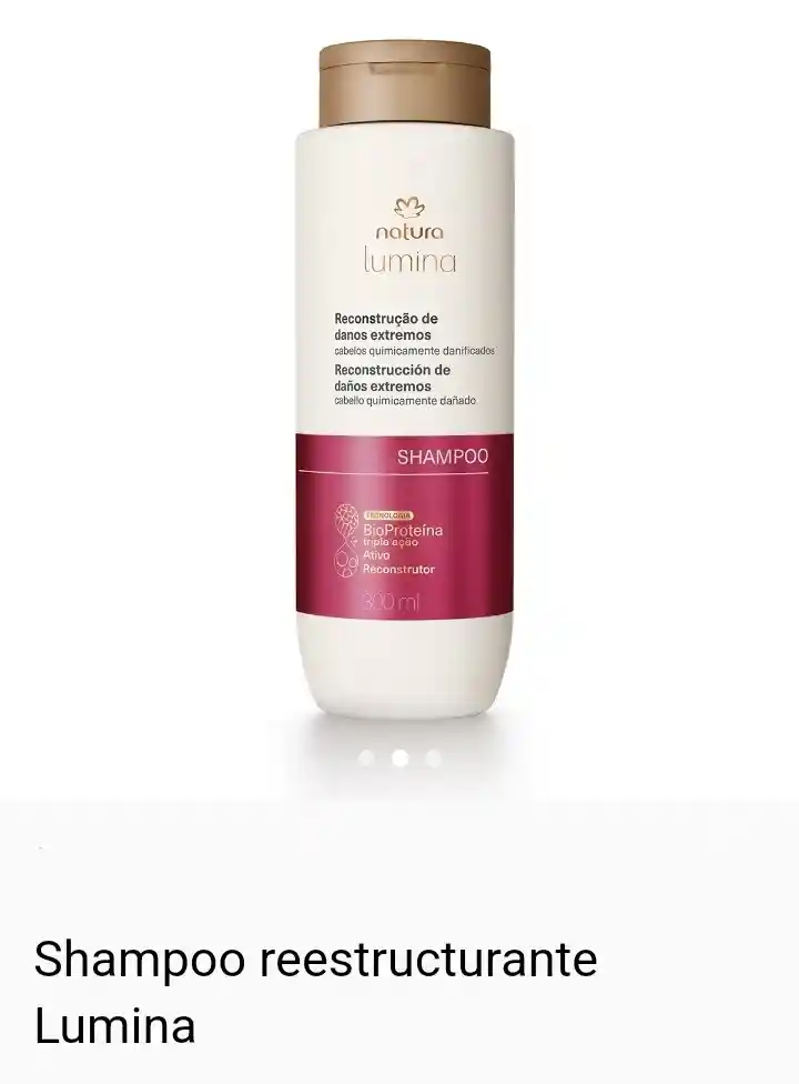Natura - Shampoo Reconstrucción De Daños Extremos - Cabello Quimicamente Dañado