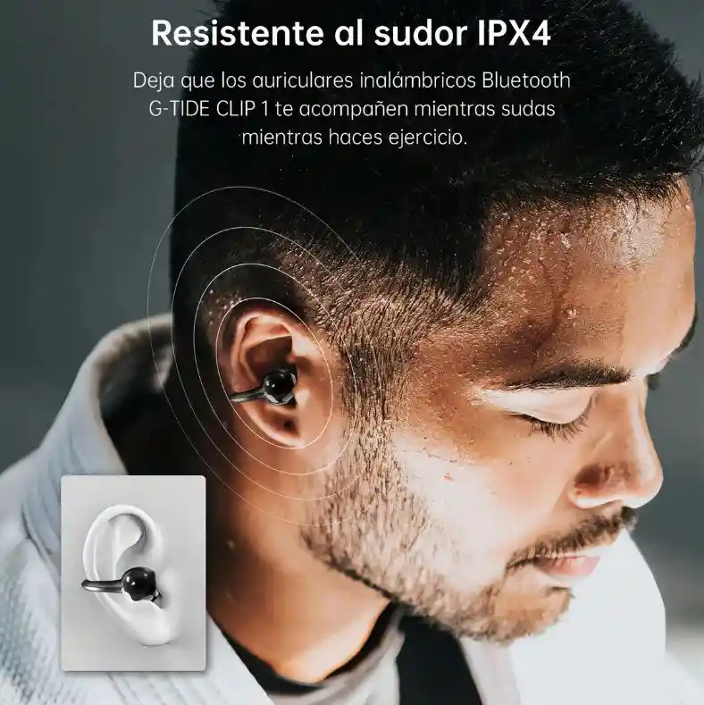 Auriculares Inalámbricos Con Clip Para La Oreja G-tide Clip - Violeta