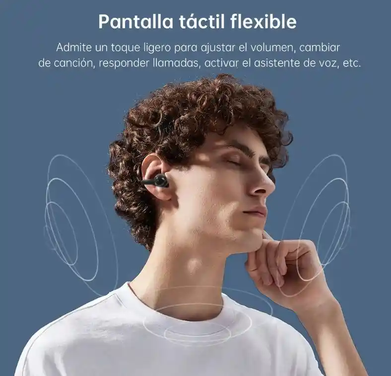 Auriculares Inalámbricos Con Clip Para La Oreja G-tide Clip1 Color Blanco