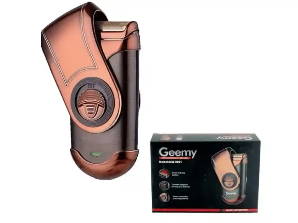 Maquina Afeitadora Geemy Shaver Gm- 9001 Recargable
