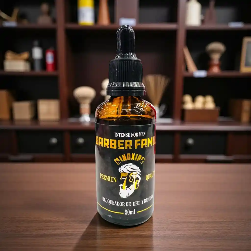 Minoxidil De Barber Family Al 7% Para Estimular El Crecimiento Del Cabello