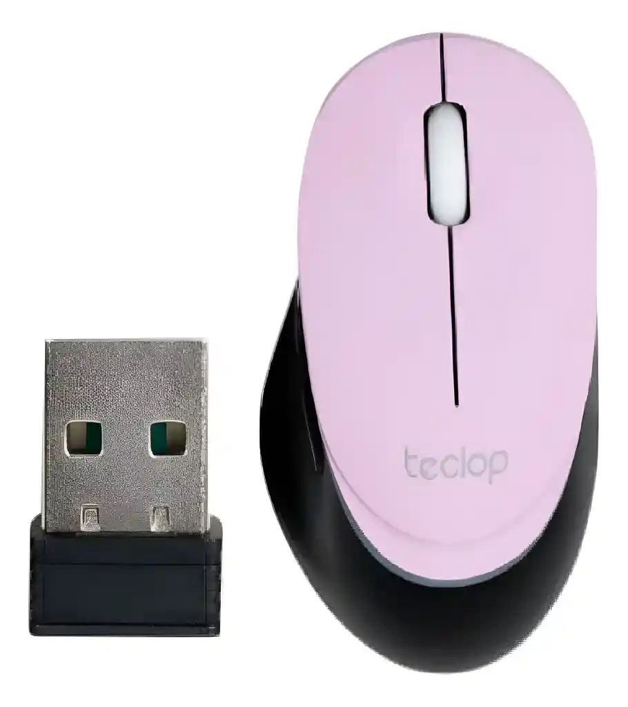 Mouse Inalámbrico Recargable Usb Teclop