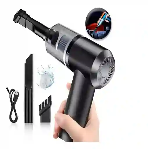 Aspiradora Inalámbrica Vertical Genérica Aspirador De Pó Automotivo 100ml Negra