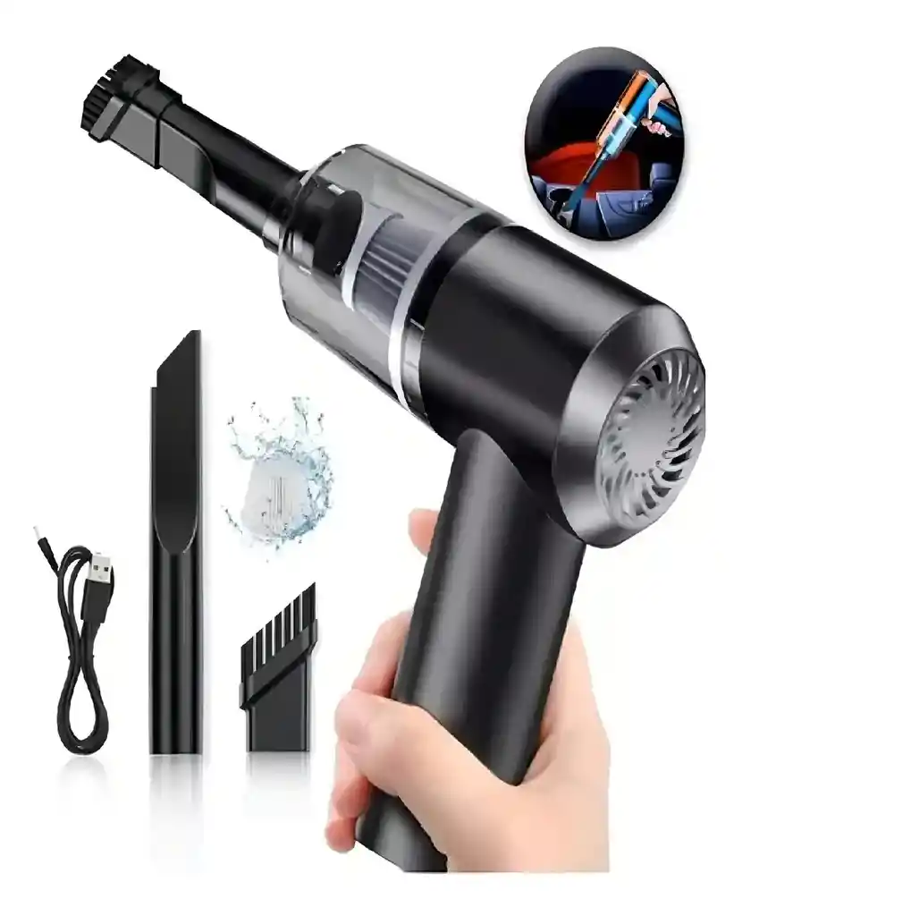 Aspiradora Inalámbrica Vertical Genérica Aspirador De Pó Automotivo 100ml Negra