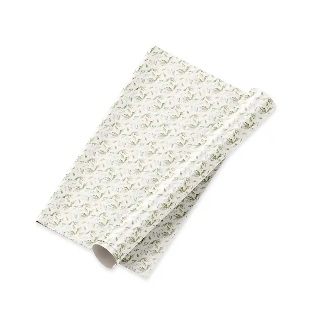 Papel De Regalo Premium Hojas Y Ramas (1 Unidad)
