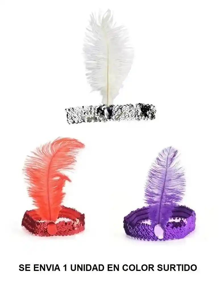 Balaca Para Disfraz Charleston Años 20 Halloween Carnaval Hora Loca