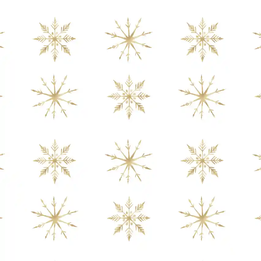 Papel De Regalo De Navidad Premium Copos De Nieve X20 Unidades