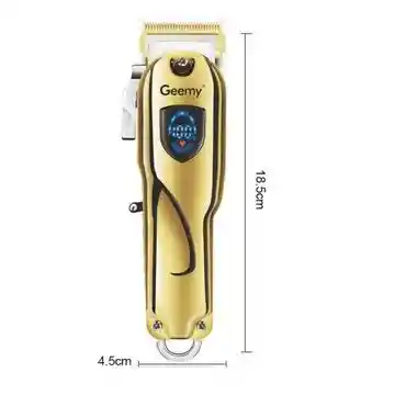 Maquina Cortadora De Pelo Peluqueria Inalambrica Geemy 6567 Recargable