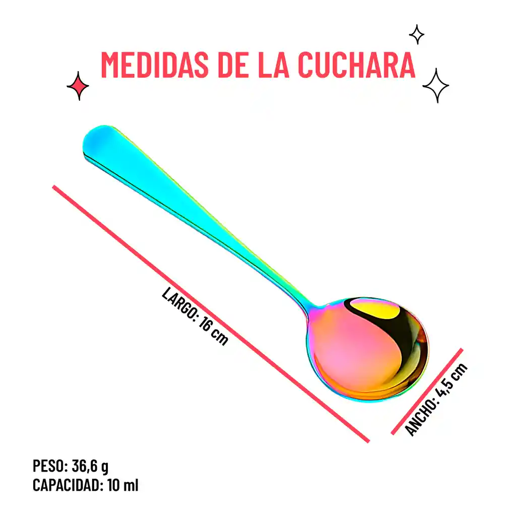 Cuchara De Catación Acero Inoxidable Tornasol