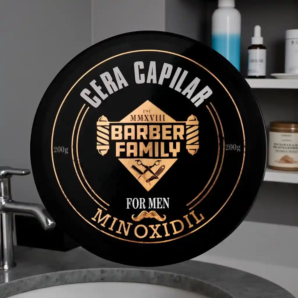 Cera Moldeadora Capilar Con Minoxidil Barber Family