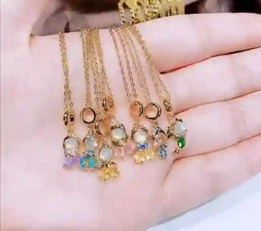 Cadena Collar Con Dije Princesa Rapunzel Película Enredados Princesas Disney