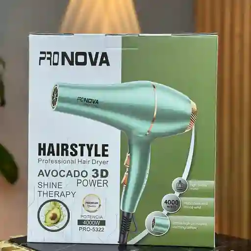 Secador De Cabello Aguacate Pronova 3d
