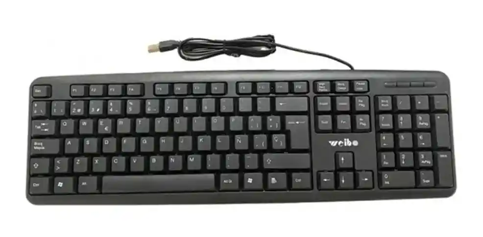 Teclado De Cable Weibo Fc530