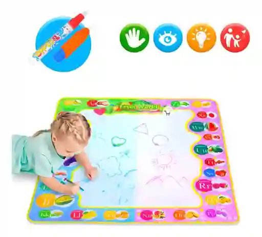Tapete Mágico Pintar Colorear Arte Niños Juguete Didáctico