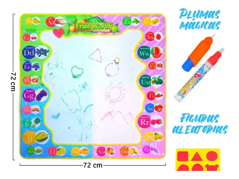 Tapete Mágico Pintar Colorear Arte Niños Juguete Didáctico