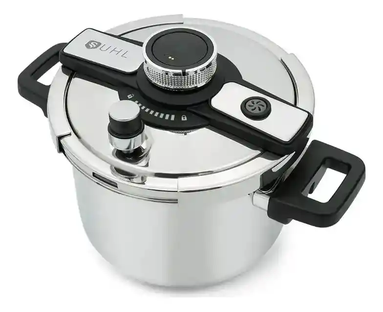 Olla Express Zebbris A Presión 6 Litros En Acero Inoxidable - Plateado