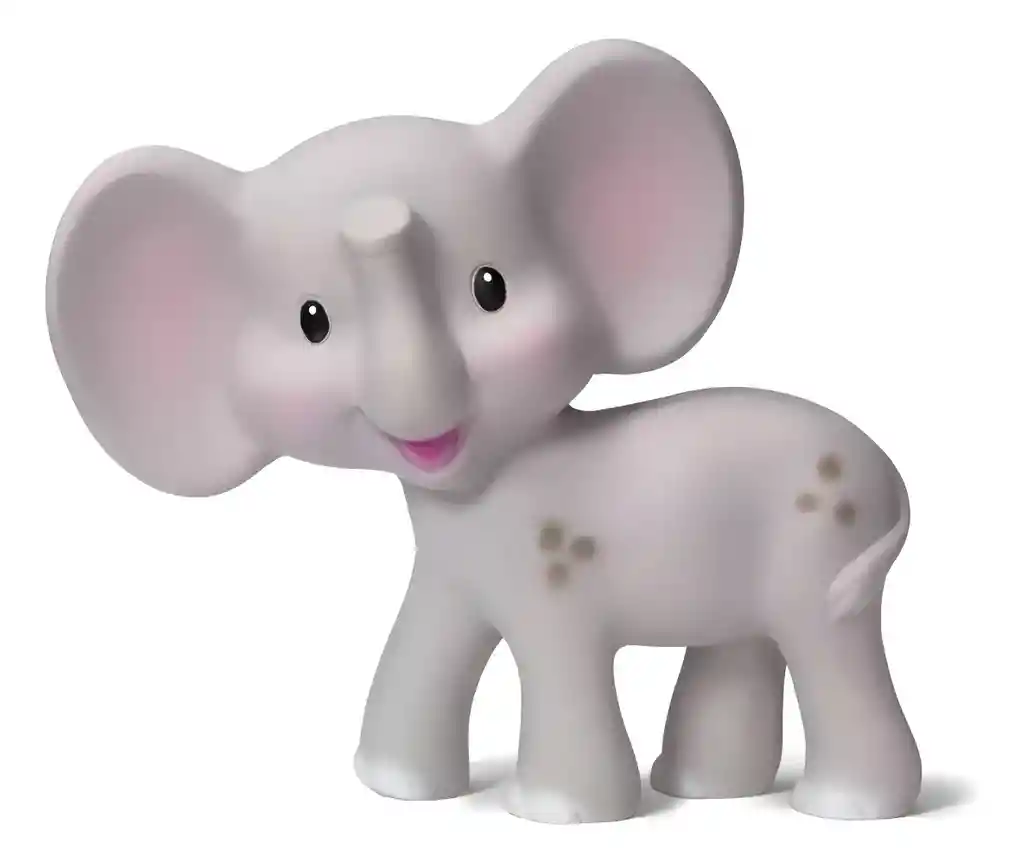 Juguete Sensorial Mordedor De Elefante Flexible Para Bebés