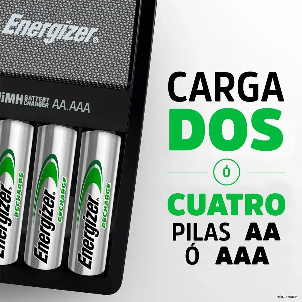 Cargador Energizer Maxi + Pilas Aaa