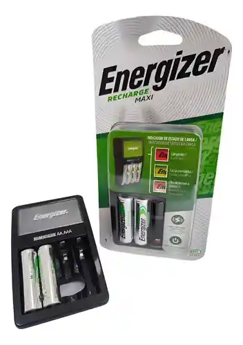 Cargador Energizer Maxi + Pilas Aaa