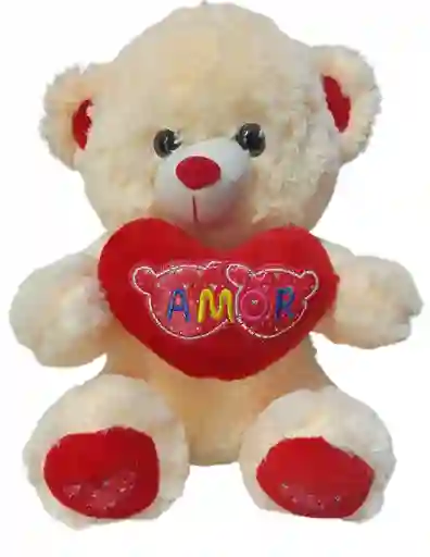 Peluche Osito Corazón Muñeco Peluche Oso