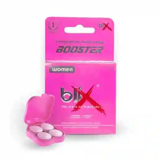 Potenciador Sexual Femenino Blix Booster 4x Pastillas Estimulador Femenino
