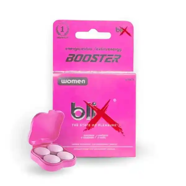 Potenciador Sexual Femenino Blix Booster 4x Pastillas Estimulador Femenino